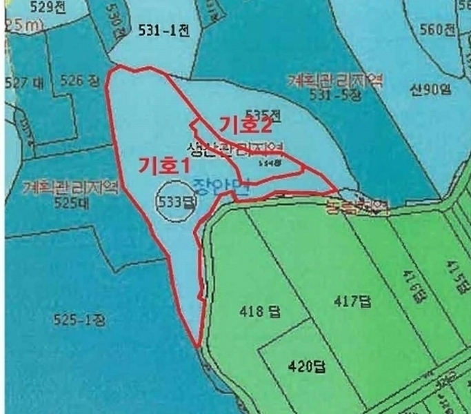 2024타경76579 경기도 화성시 장안면 장안리 533 농지 경매 이미지