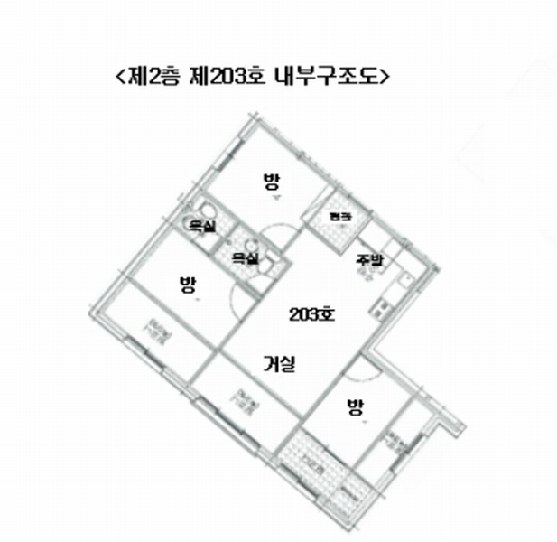2024타경84778 경기도 수원시 영통구 영통로 106-1, 어반글랜 가동 2층 203호 다세대(빌라)[공급17평형] 경매 이미지