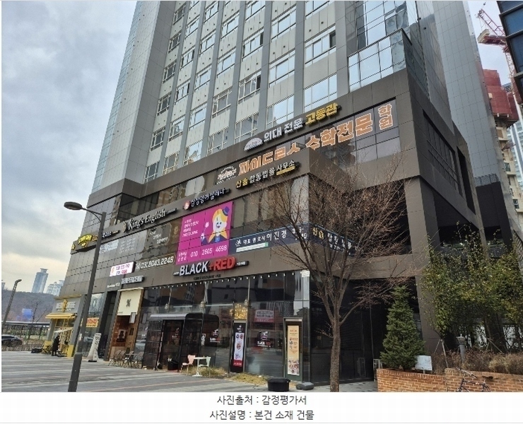 2024타경100281 경기도 화성시 동탄감배산로 124-6, 이너매스여울숲 1층 117호 근린상가 경매 이미지