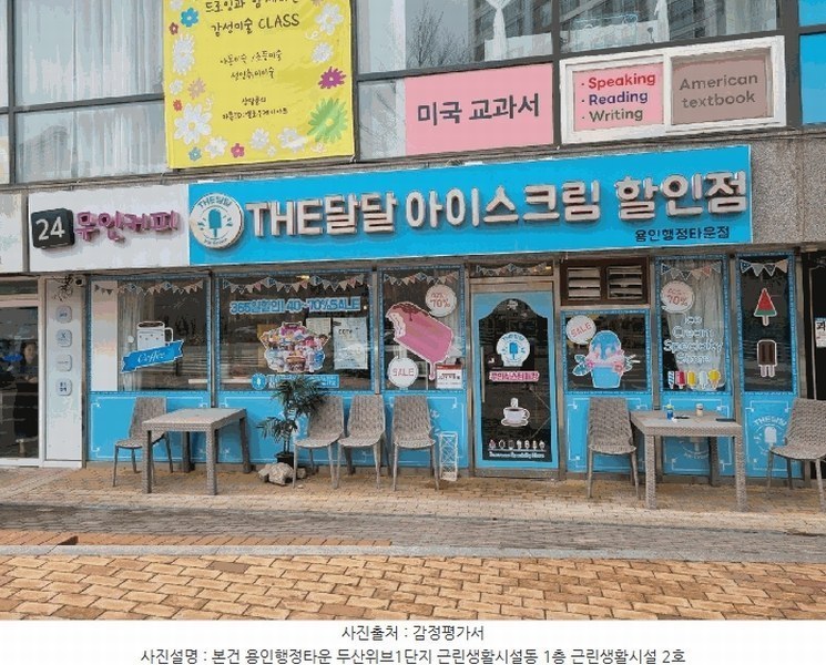 2025타경54400 경기도 용인시 처인구 지삼로590번길 24, 용인행정타운두산위브1단지 근린생활시설동 1층 근린생활시설-2호 근린상가 경매 이미지
