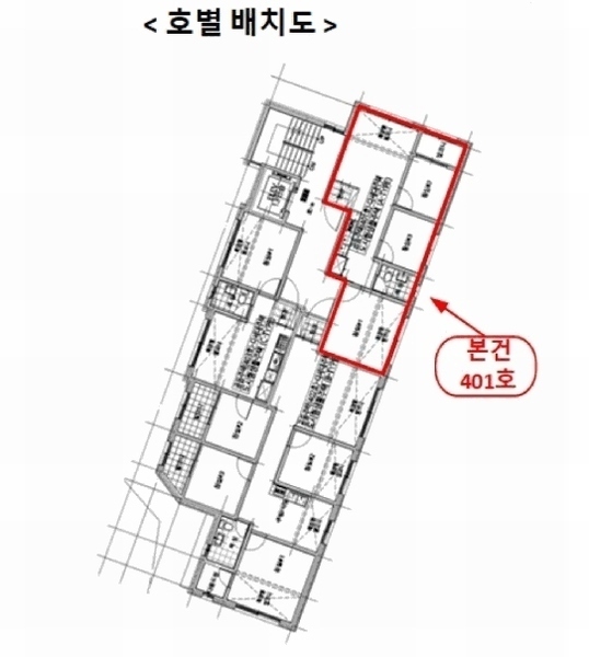 2025타경54740 경기도 수원시 권선구 고산로11번길 19-2, 모던빌 4층 401호 다세대(빌라)[공급16평형] 경매 이미지
