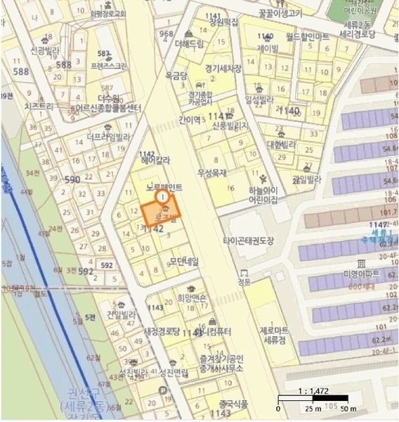 2025타경54754 경기도 수원시 권선구 정조로 437, 로즈빌 2층 203호 다세대(빌라)[공급18평형] 경매 이미지