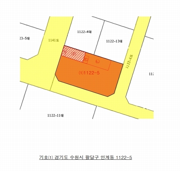 2025타경54784 경기도 수원시 팔달구 인계동 1122-5 근린시설 경매 이미지