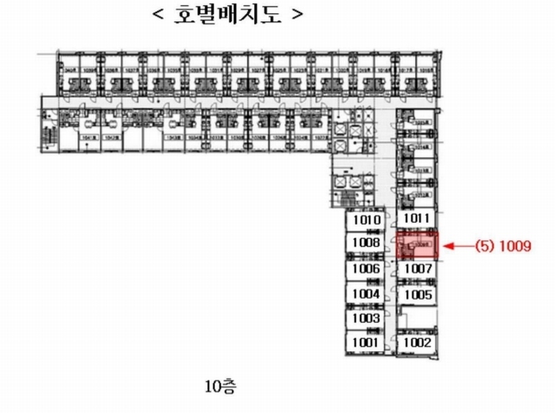 2025타경54874 경기도 오산시 원동로 22, 르마레시티 10층 1009호 오피스텔[계약18평형] 경매 이미지