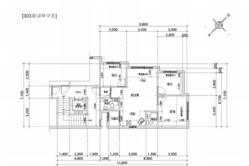 2025타경55201 경기도 수원시 장안구 장안로64번길 2, 구분건물 에이동 3층 303호 다세대(빌라)[공급18평형] 경매 이미지