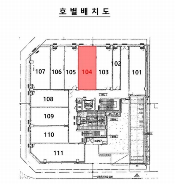 2024타경9180 경기도 화성시 큰나래2길 51, 송산엔젤리움브이5차센트럴에듀파크 1동 1층 104호 근린상가 경매 이미지