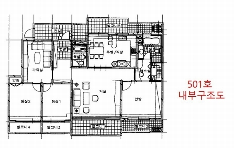 2024타경12230 경기도 용인시 기흥구 이현로30번길 7, 솔뫼마을현대홈타운 107동 5층 501호 아파트[공급53평형] 경매 이미지