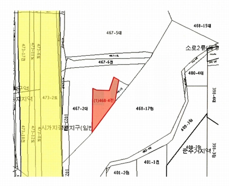 2024타경12414 경기도 용인시 처인구 유방동 468-4 농지 경매 이미지