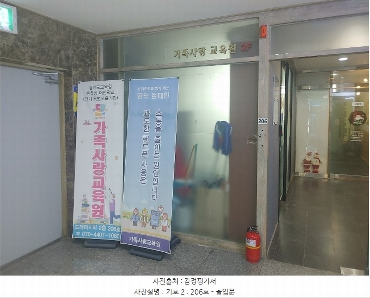 2024타경13738 경기도 수원시 팔달구 경수대로466번길 52, 드라마시티 2층 206호 근린상가 경매 이미지