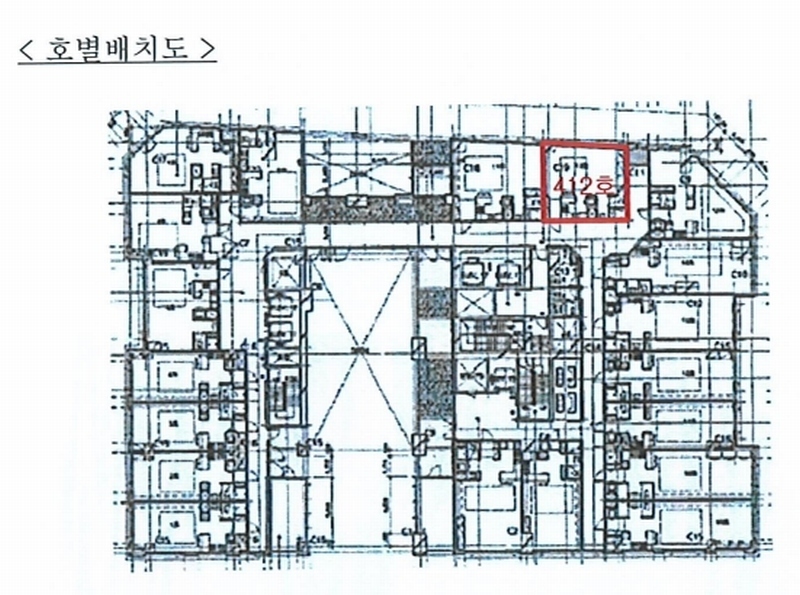2024타경86026 경기도 화성시 메타폴리스로 54, 동탄파라곤2 4층 412호 오피스텔[계약29평형] 경매 이미지