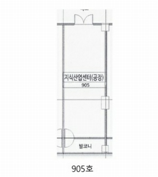 2024타경91592 경기도 화성시 동탄대로 636-1, 동탄역센테라아이티타워2 9층 905호 아파트형공장 경매 이미지