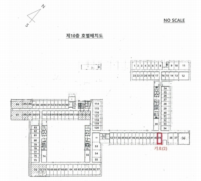 2024타경95747 경기도 용인시 기흥구 서천로201번길 11, 기흥테라타워현대엔지니어링지식산업센터 10층 티-10039호 아파트형공장 경매 이미지