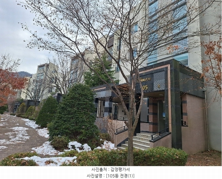 2024타경100496 경기도 용인시 기흥구 동백5로 62, 성산마을남광하우스토리 105동 3층 302호 다세대(빌라)[공급104평형] 경매 이미지
