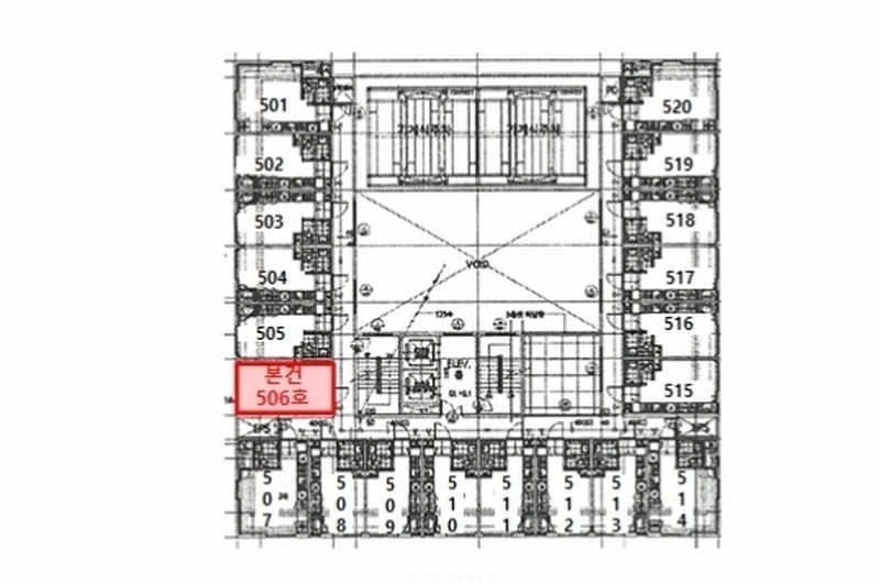 2024타경91233 경기도 수원시 권선구 효원로220번길 17, 씨즈더원 5층 506호 아파트[공급6평형] 경매 이미지
