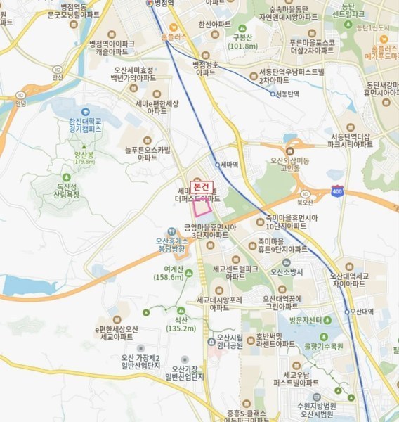 2025타경50918 경기도 오산시 수목원로 577-15, 세마역에듀파크 205동 9층 904호 아파트 경매 이미지