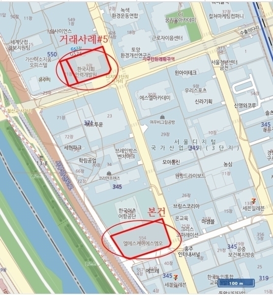 2024타경137588 서울특별시 금천구 가산디지털2로 43-14, 가산한화비즈메트로2차 5층 520호 아파트형공장 경매 이미지