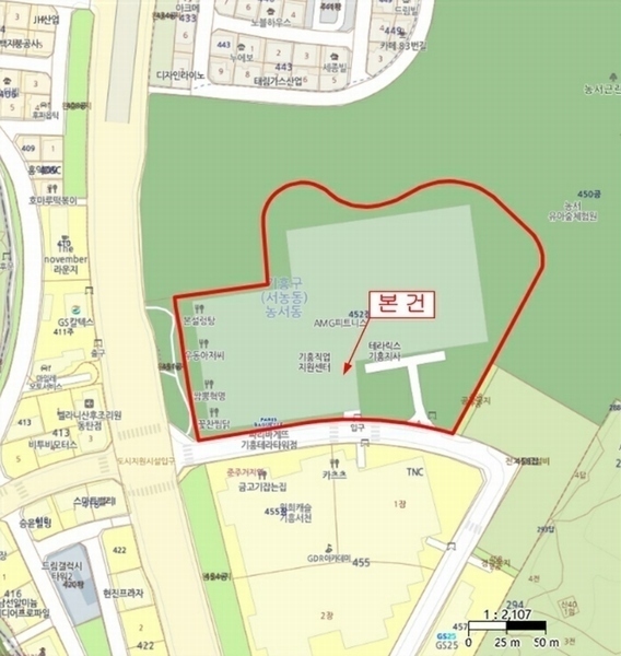 2024타경6105 경기도 용인시 기흥구 서천로201번길 11, 기흥테라타워현대엔지니어링지식산업센터 9층 티-9054호 아파트형공장 경매 이미지