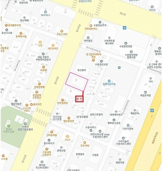 2024타경11428 경기도 수원시 권선구 장다리로 106, 공동주택 5층 506호 다세대(빌라)[공급5평형] 경매 이미지