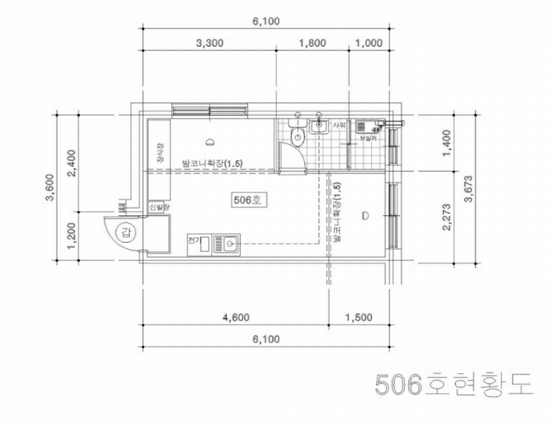 2024타경11428 경기도 수원시 권선구 장다리로 106, 공동주택 5층 506호 다세대(빌라)[공급5평형] 경매 이미지