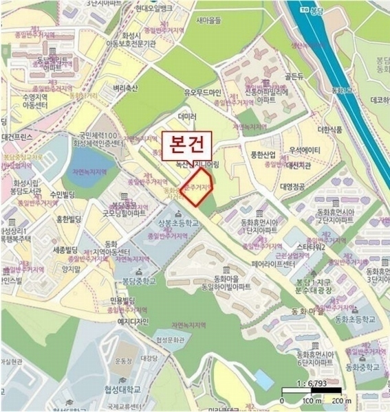 2024타경13998 경기도 화성시 봉담읍 동화길 51, 프리미엄원희캐슬봉담 7층 719호 아파트형공장 경매 이미지
