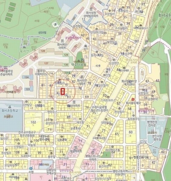 2024타경81625 경기도 수원시 팔달구 동말로77번길 68-16, 드림캐슬 4층 403호 다세대(빌라) 경매 이미지