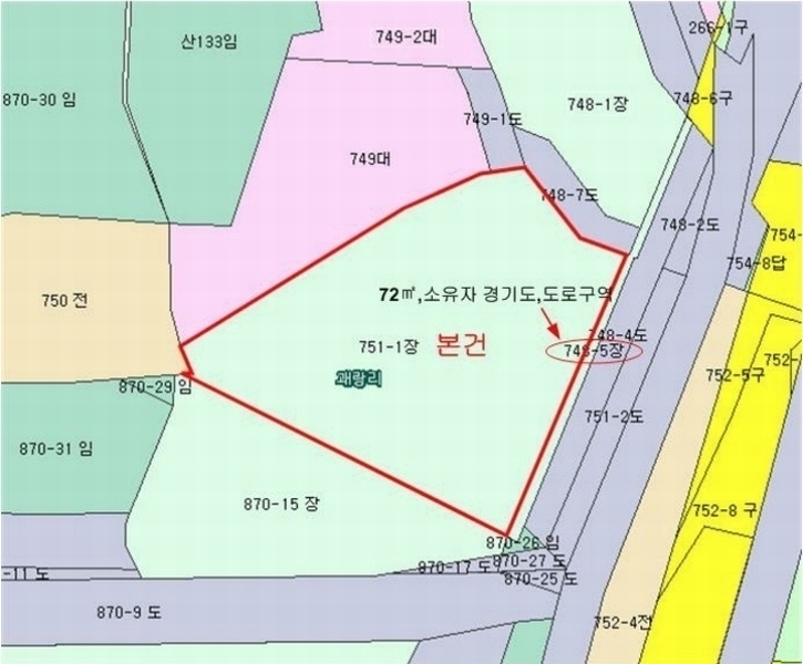 2024타경82024 경기도 화성시 정남면 괘랑리 751-1 공장 경매 이미지