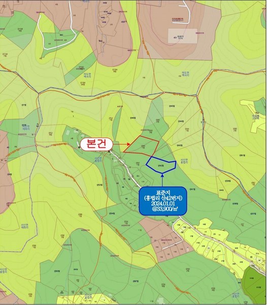 2024타경96764 경기도 화성시 서신면 홍법리 산45-1 임야 경매 이미지