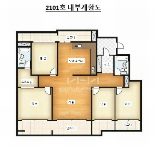 2024타경98012 경기도 수원시 영통구 권광로260번길 36, 현대힐스테이트아파트 115동 21층 2101호 아파트[공급47평형] 경매 이미지