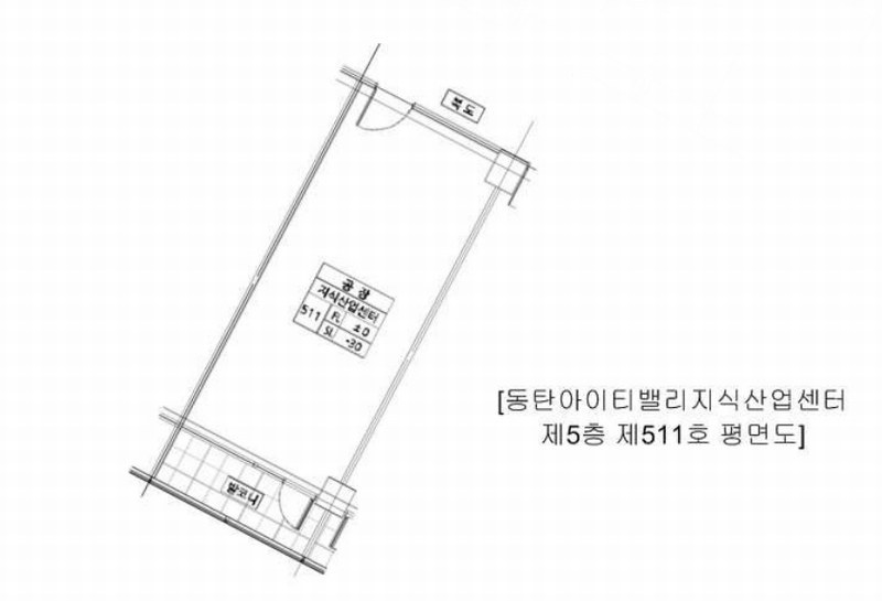 2024타경101512 경기도 화성시 동탄대로 677-10, 동탄아이티밸리지식산업센터 5층 511호 아파트형공장 경매 이미지