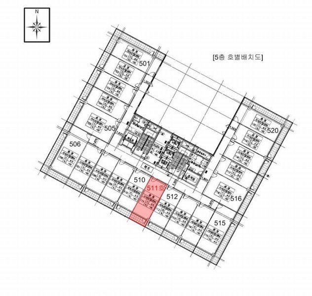 2024타경101512 경기도 화성시 동탄대로 677-10, 동탄아이티밸리지식산업센터 5층 511호 아파트형공장 경매 이미지