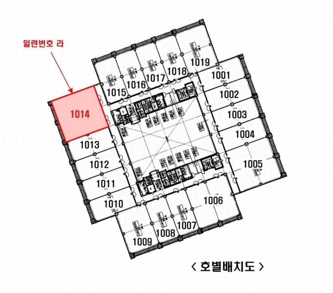 2024타경140256 서울특별시 금천구 가산디지털1로 2, 우림라이온스밸리 2차 10층 1014호 아파트형공장 경매 이미지