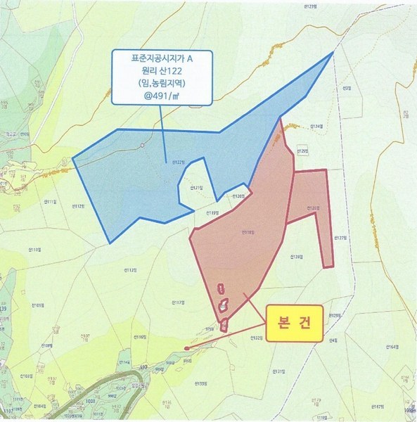 2025타경914 경상남도 양산시 원동면 원리 산118 임야 경매 이미지