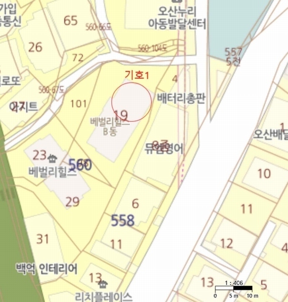 2025타경52235 경기도 오산시 밀머리로 15-4, 베버리힐스 비동 7층 702호 오피스텔 경매 이미지
