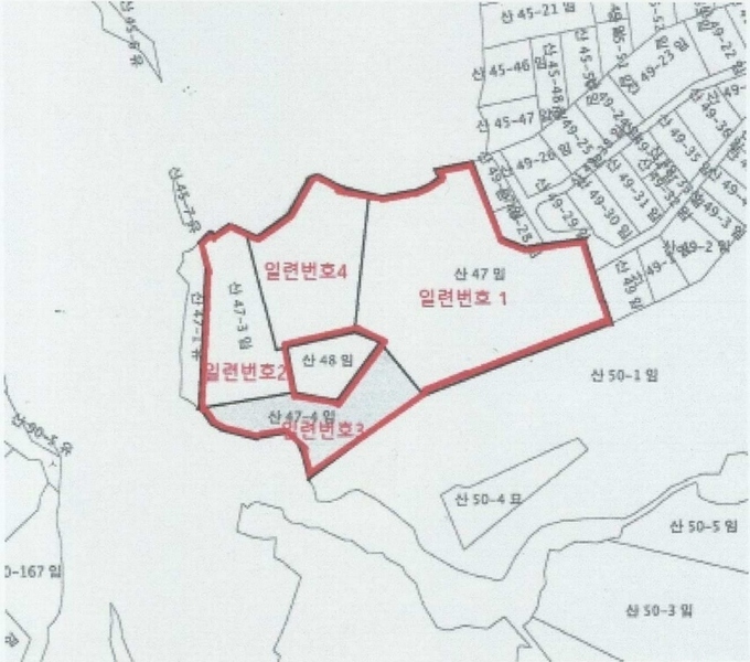 2025타경54322 경기도 용인시 처인구 양지면 평창리 산47 임야 경매 이미지