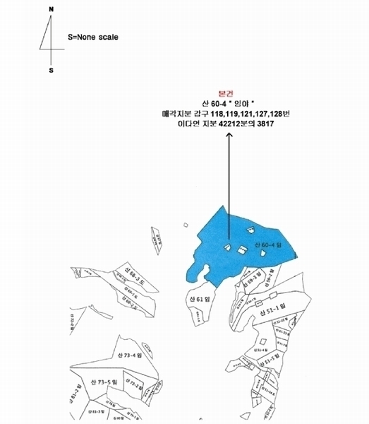 2025타경54673 경기도 용인시 처인구 유방동 산60-4 임야 경매 이미지