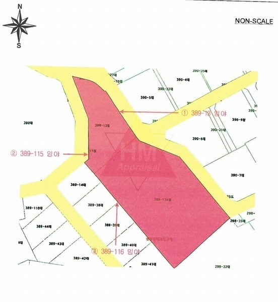 2024타경104245 경기도 용인시 기흥구 보라동 389-13 임야 경매 이미지