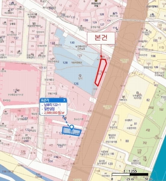 2025타경1037 울산광역시 울주군 언양읍 남부리 117-1 대지 경매 이미지