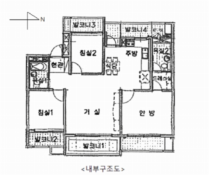 2025타경55470 경기도 화성시 영통로61번길 10, 신영통현대아파트 105동 503호 아파트[공급33평형] 경매 이미지