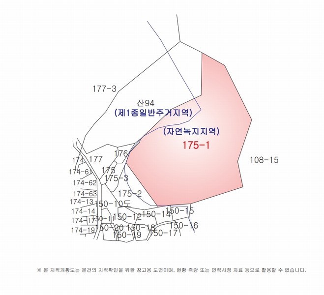 2025타경263 강원특별자치도 고성군 거진읍 거진리 175-1 임야 경매 이미지