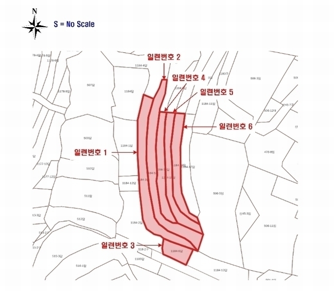 2024타경6808 경기도 화성시 우정읍 호곡리 1184-3 농지 경매 이미지