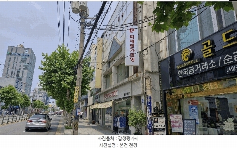 2025타경365 경상북도 포항시 북구 상원동 448-19 근린시설 경매 이미지