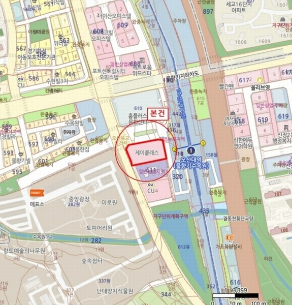 2024타경10913 경기도 오산시 수청동 611-2 오피스텔 경매 이미지