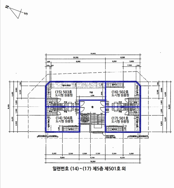 2023타경13205 경기도 수원시 권선구 정조로384번길 18, 구분건물 5층 504호 다세대(빌라)[공급8평형] 경매 이미지