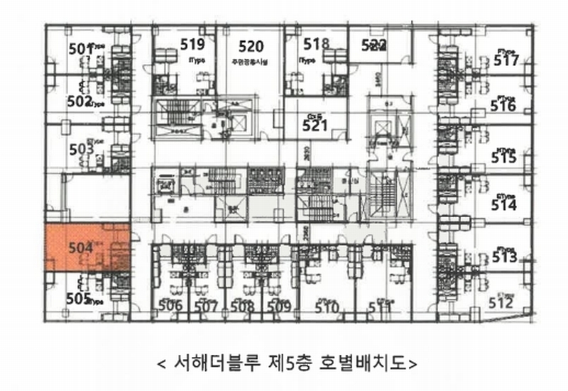2024타경94911 경기도 화성시 메타폴리스로 47-7, 서해더블루 5층 504호 오피스텔[계약37평형] 경매 이미지