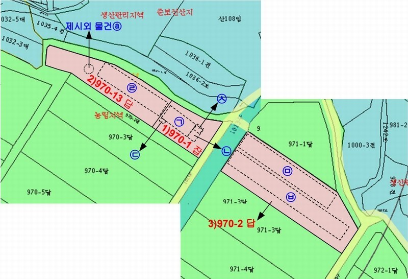 2025타경481 경상남도 고성군 개천면 가천리 970-1 농지 경매 이미지