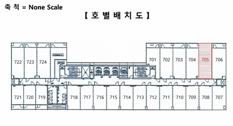 2025타경1538 경기도 수원시 팔달구 인계로124번길 27-10, 엘리시아아이티타워 7층 705호 오피스텔 경매 이미지
