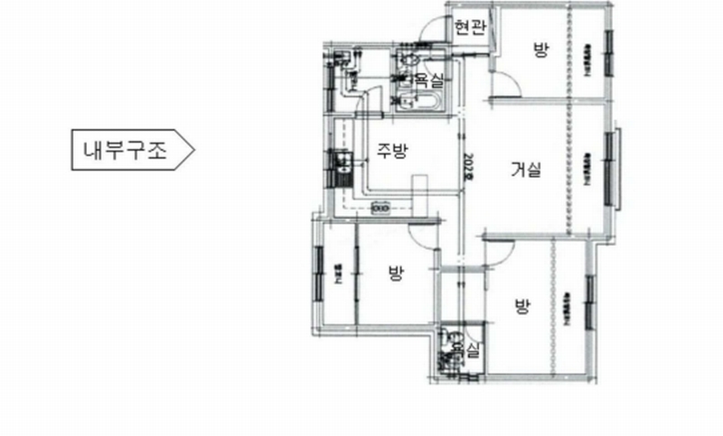 2025타경55167 경기도 용인시 처인구 모현읍 오포로25번길 7, 리치빌 101동 2층 202호 다세대(빌라) 경매 이미지