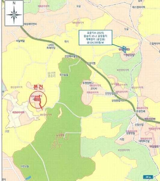 2025타경55272 경기도 화성시 송산면 중송리 336-4 공장 경매 이미지