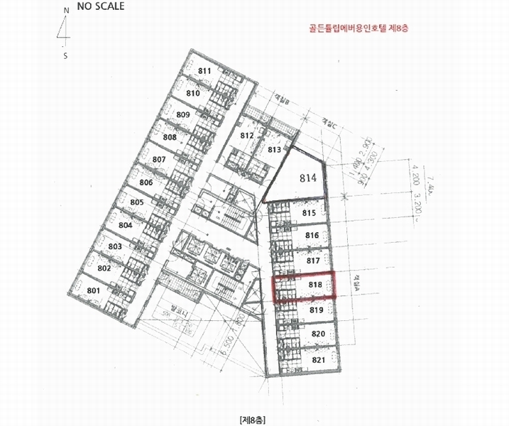 2025타경55624 경기도 용인시 처인구 전대로78번길 19-2경기도 용인시 처인구 전대로78번○○○○, 골든튤립에버용인호텔 8층 818호골든튤립○○ 숙박(콘도등) 경매 이미지