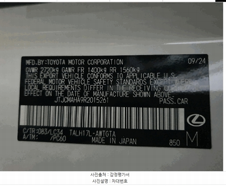 2025타경58932 경기도 용인시 기흥구 보정동 1266-1, 6층 걸리버옥션 렉서스 RX500h 경매 이미지